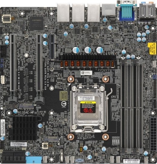 Supermicro H13SAE-MF-B/1xAM5 M-ATX/4xDDR5/2x 1Gbe LAN/bulk/incl. OOB