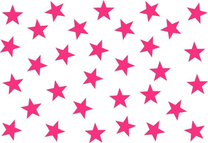 DecoNest Fototapeta - Różowa gwiazda - 300X210