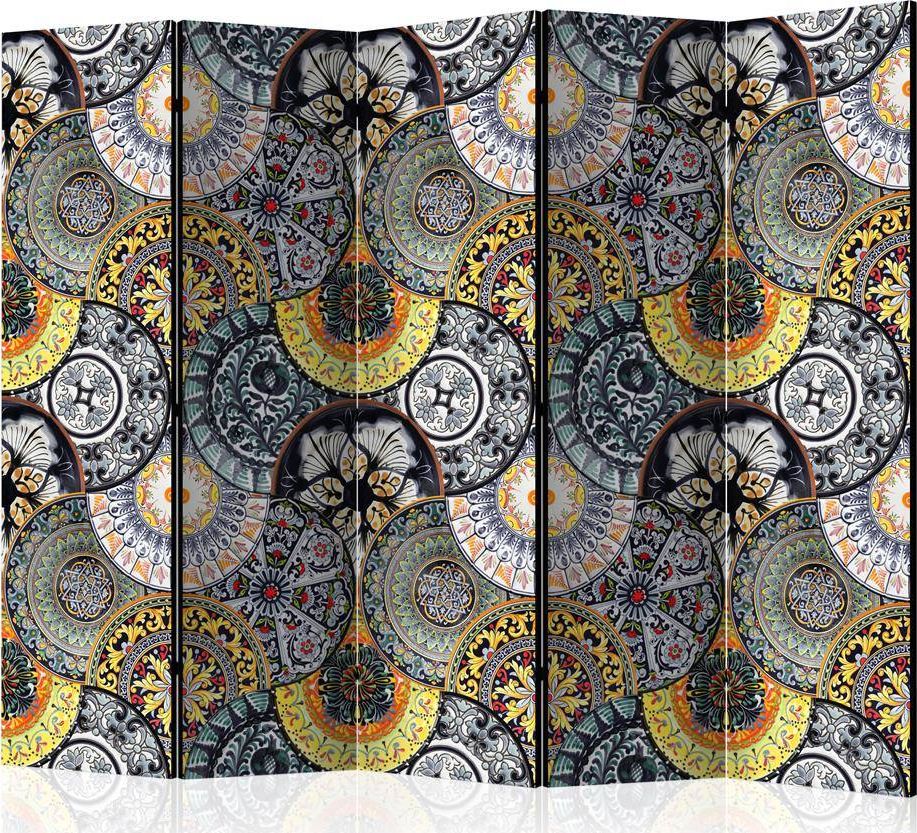 Artgeist Parawan 5-częściowy - Malowana egzotyka II [Room Dividers] uniwersalny