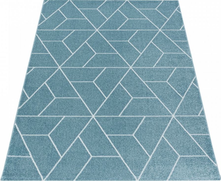 Ayyildiz Hali Dywan do salonu GLASER Turkusowy EFRON Prostokąt 160x230 cm