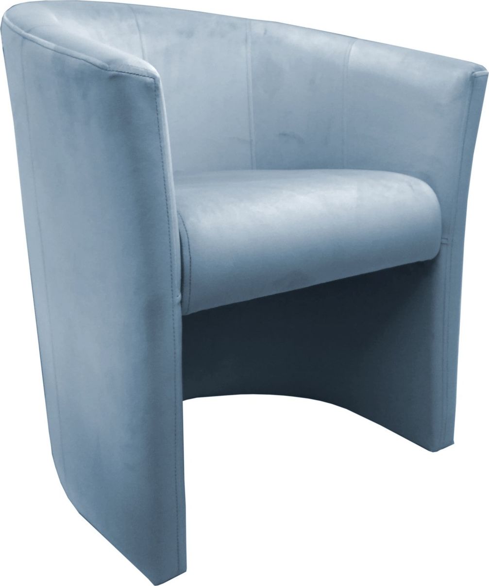 Atos Fotel CLUB BL06 szary błękit