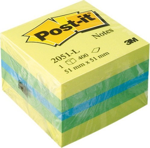 Post-it Karteczki Post-it 51x51mm (2051L) cytrynowe (400)