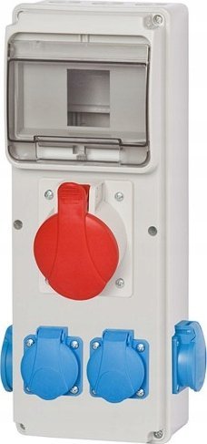 F-Elektro Rozdzielnica 6M ULISSE MIDI 16A/5P, 4x230V IP54