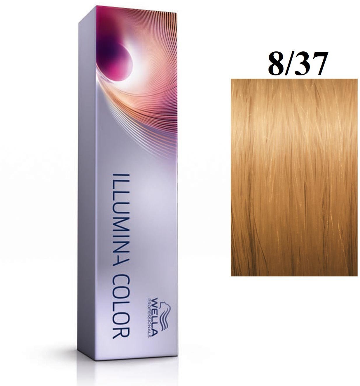 Wella Professionals Wella Professionals, Illumina Color, Permanent Hair Dye, 8/37 Light Blond Golden Chestnut, 60 ml For Women