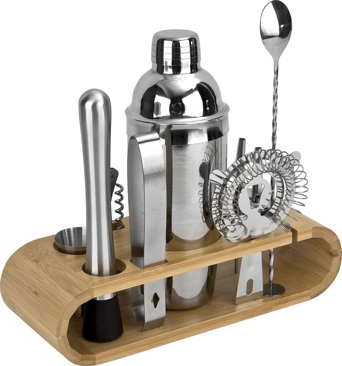 Konighoffer Zestaw barmański 12 el. z bambusowym stojakiem KonigHOFFER
