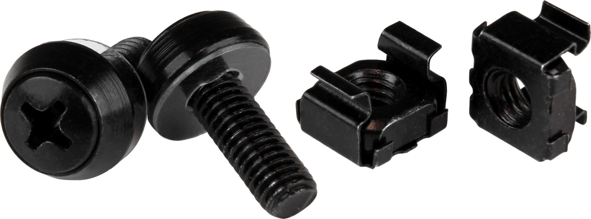 StarTech Zestaw śrub M6 x 12mm + nakrętki klatkowe 50 szt. (CABSCREWM6B)