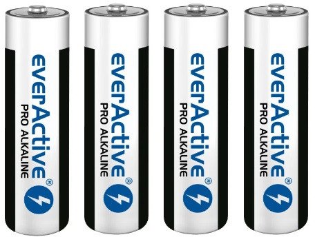 Baterie alkaliczne paluszki Everactive AA (R6)/LR06 - 4 szt.