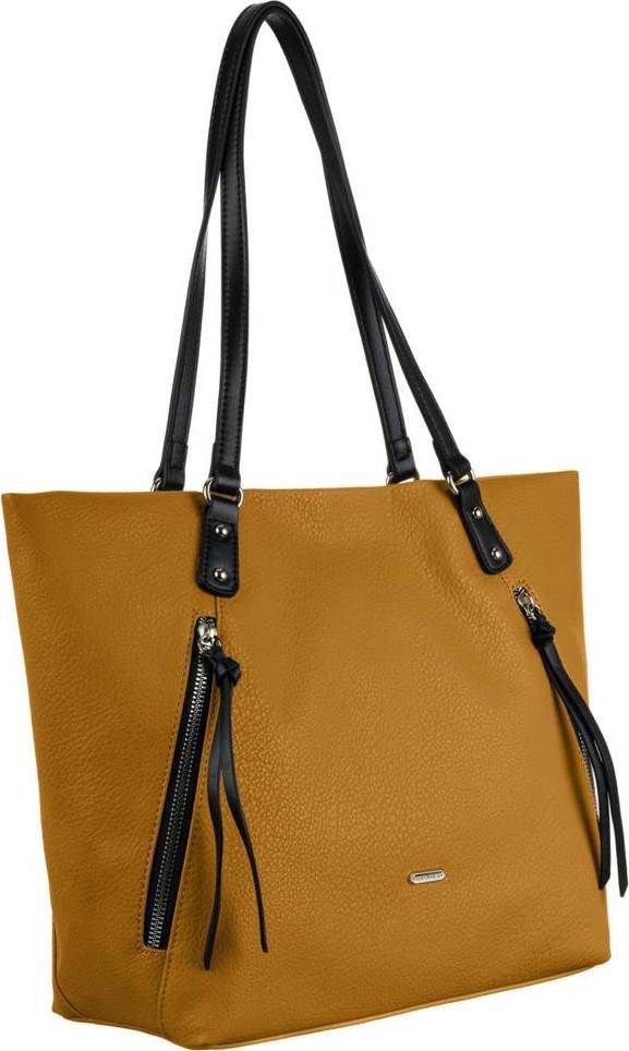 David Jones Lekka torebka damska typu tote bag z zewnętrznymi kieszonkami David Jones NoSize