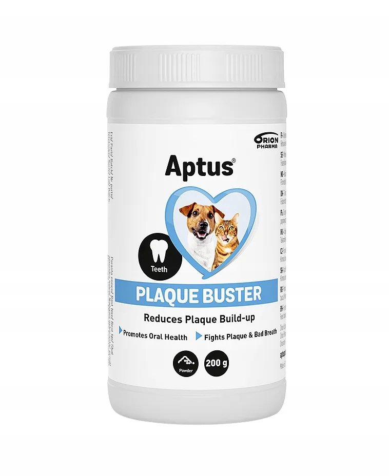 Aptus PLAQUE BUSTER zęby i dziąsła pies i kot 200g