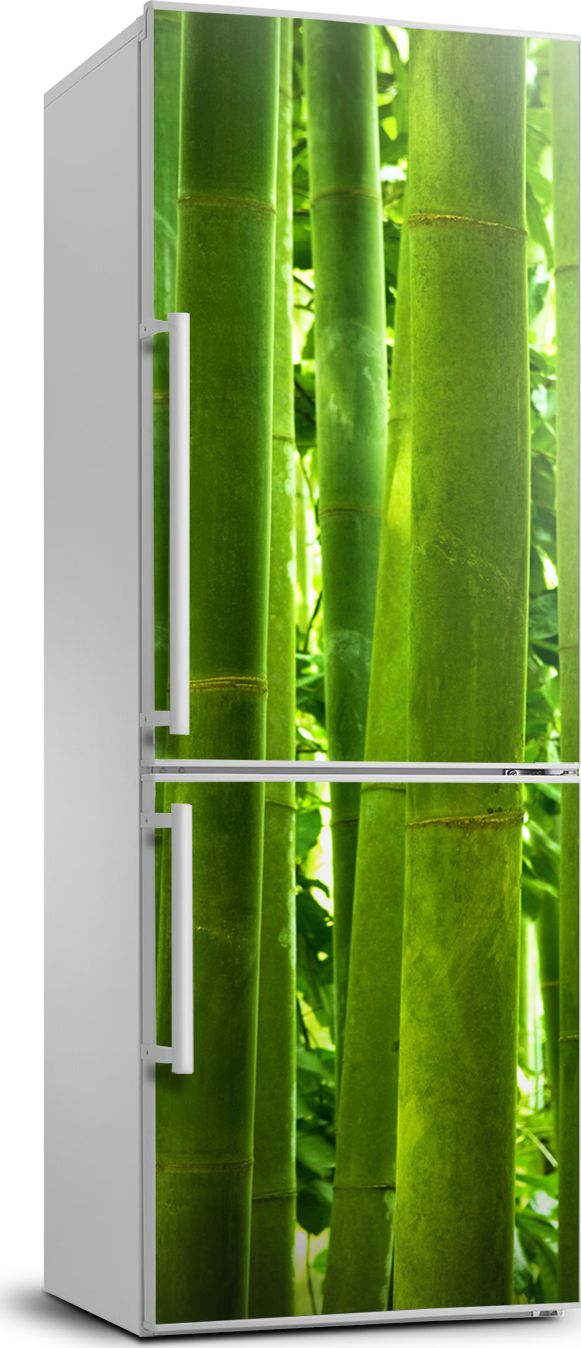 Tulup Naklejka samoprzylepna na lodówkę 60x180 cm Bambus