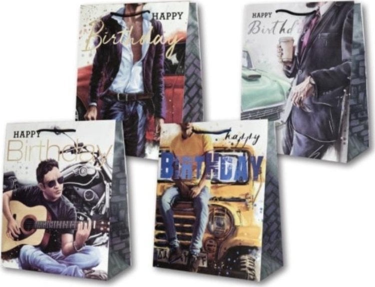 Panorama Torebka ozdobna laminowana PL-6 średnia 71 męskie