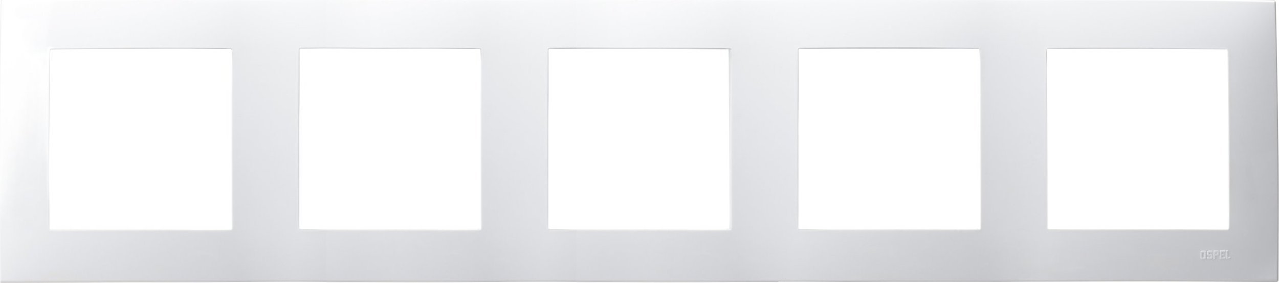 Ospel Ramka pięciokrotna Ospel Szafir R-5Z/00 biała