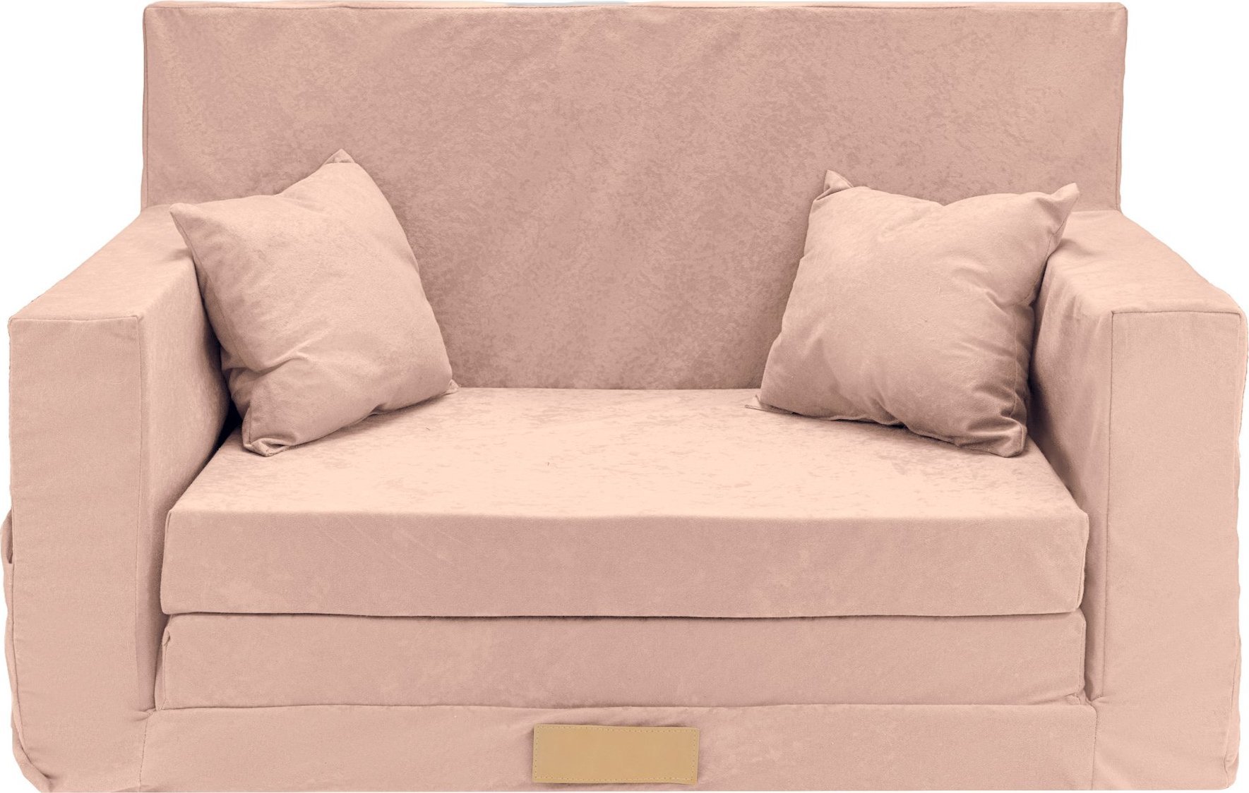 Blomster Rozkładana sofa piankowa dziecięca pudrowy róż