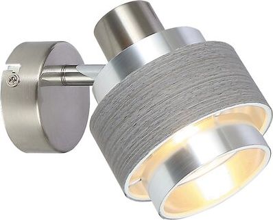 Kinkiet Rabalux Kinkiet do salonu szary Rabalux Basil 5379