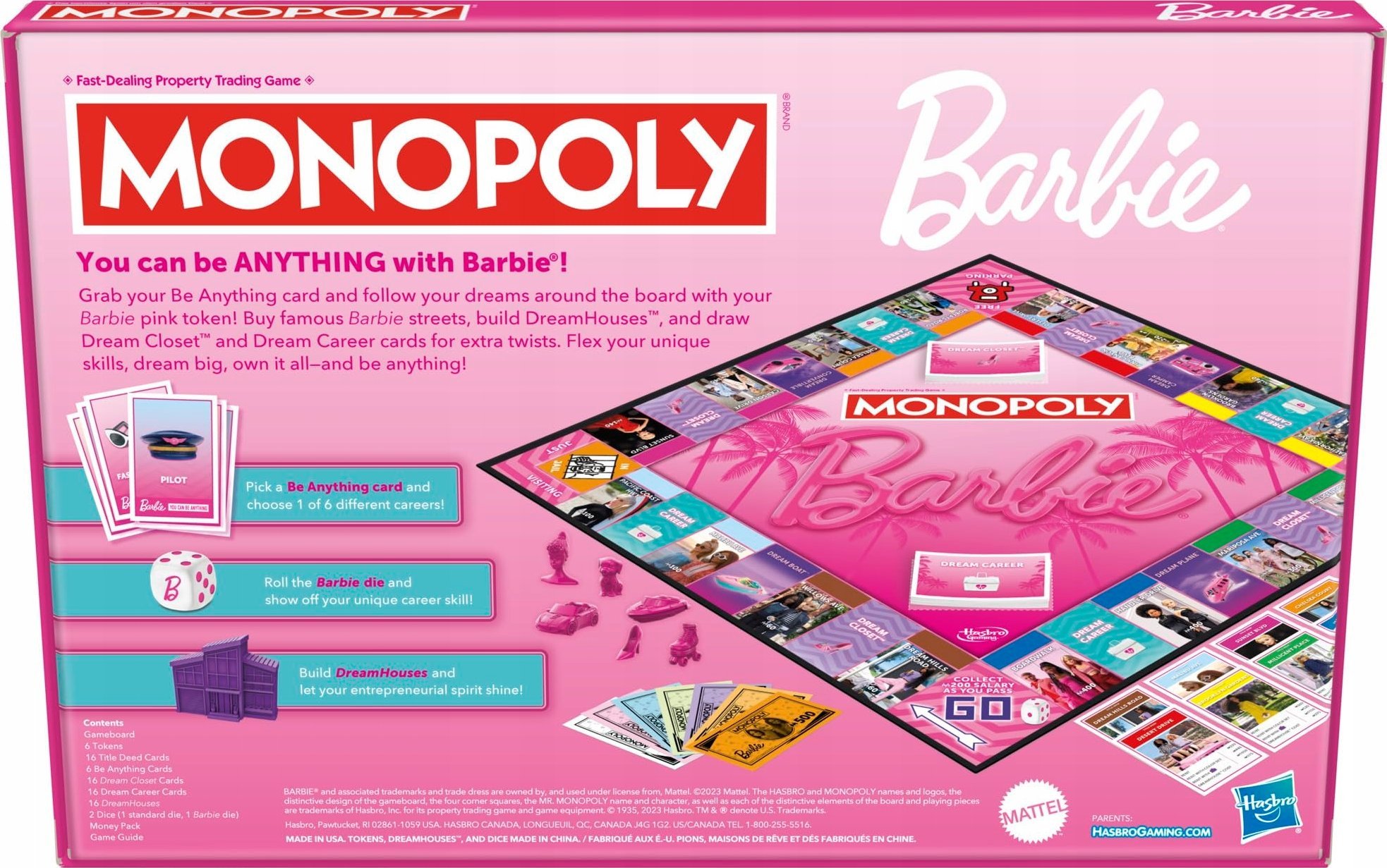 Monopoly MONOPOLY Board game Barbie