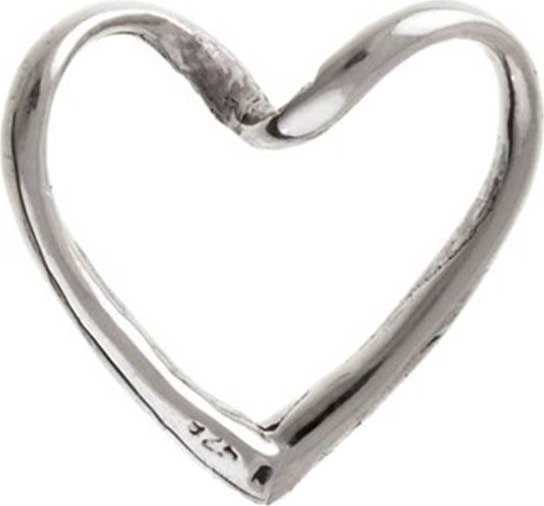 Lovrin Srebrna przywieszka 925 zarys serduszka