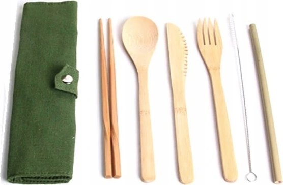 Bambusowy Zestaw Sztućców