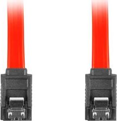 Lanberg SATA - SATA, 0.3m, Czerwony (CA-SASA-14CU-0030-R)