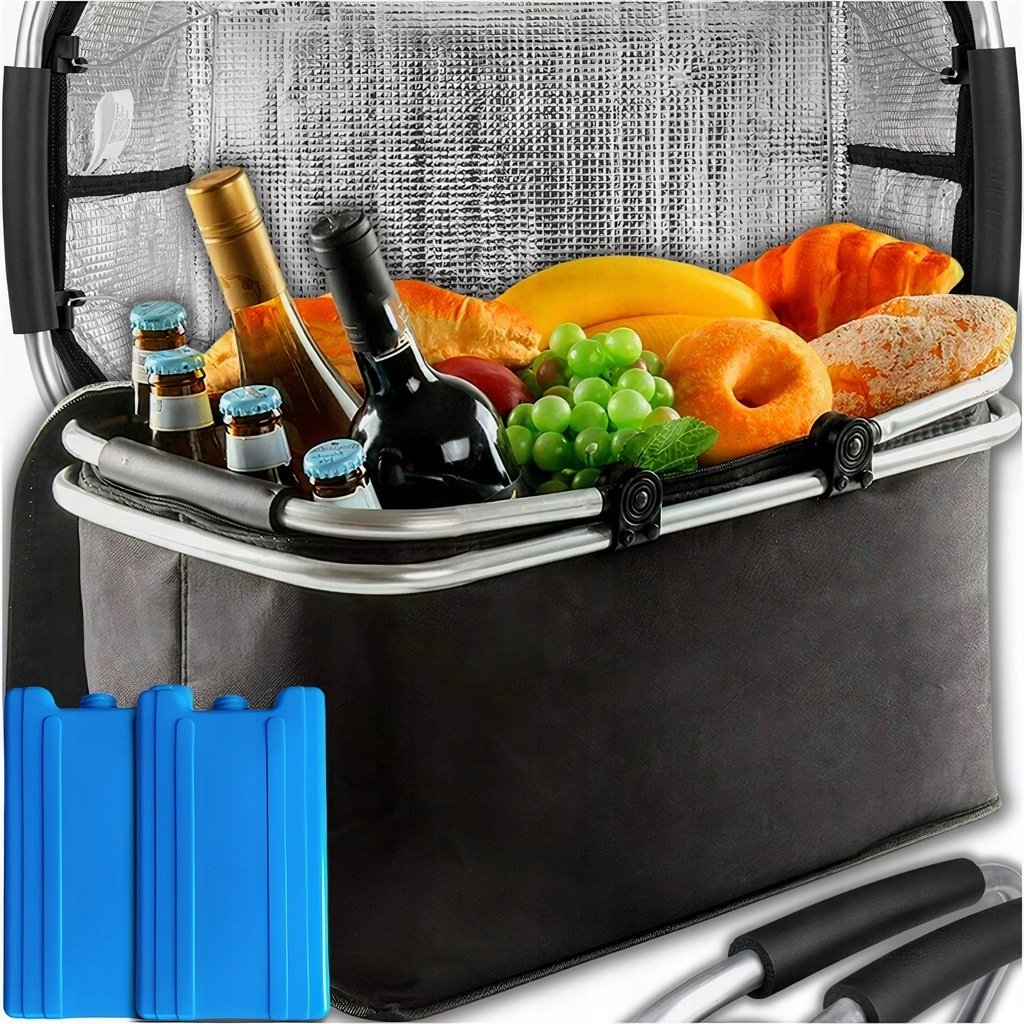 Memflow Kosz termiczny TORBA PODRÓŻNA izolowana termicznie czarny 30 l