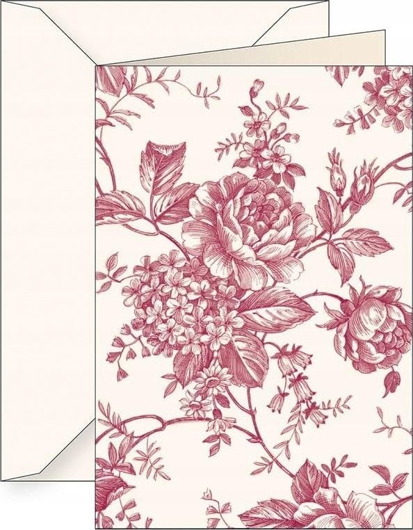 Teka Karnet B6 + koperta 5605 Różowe kwiaty