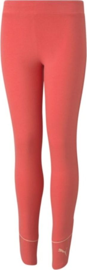 Puma Legginsy dla dzieci Puma Alpha Leggings G pomarańczowe 586176 42 140cm