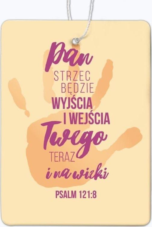 Szaron Zawieszka zapachowa - Ps.121,8 - New Car - żółty