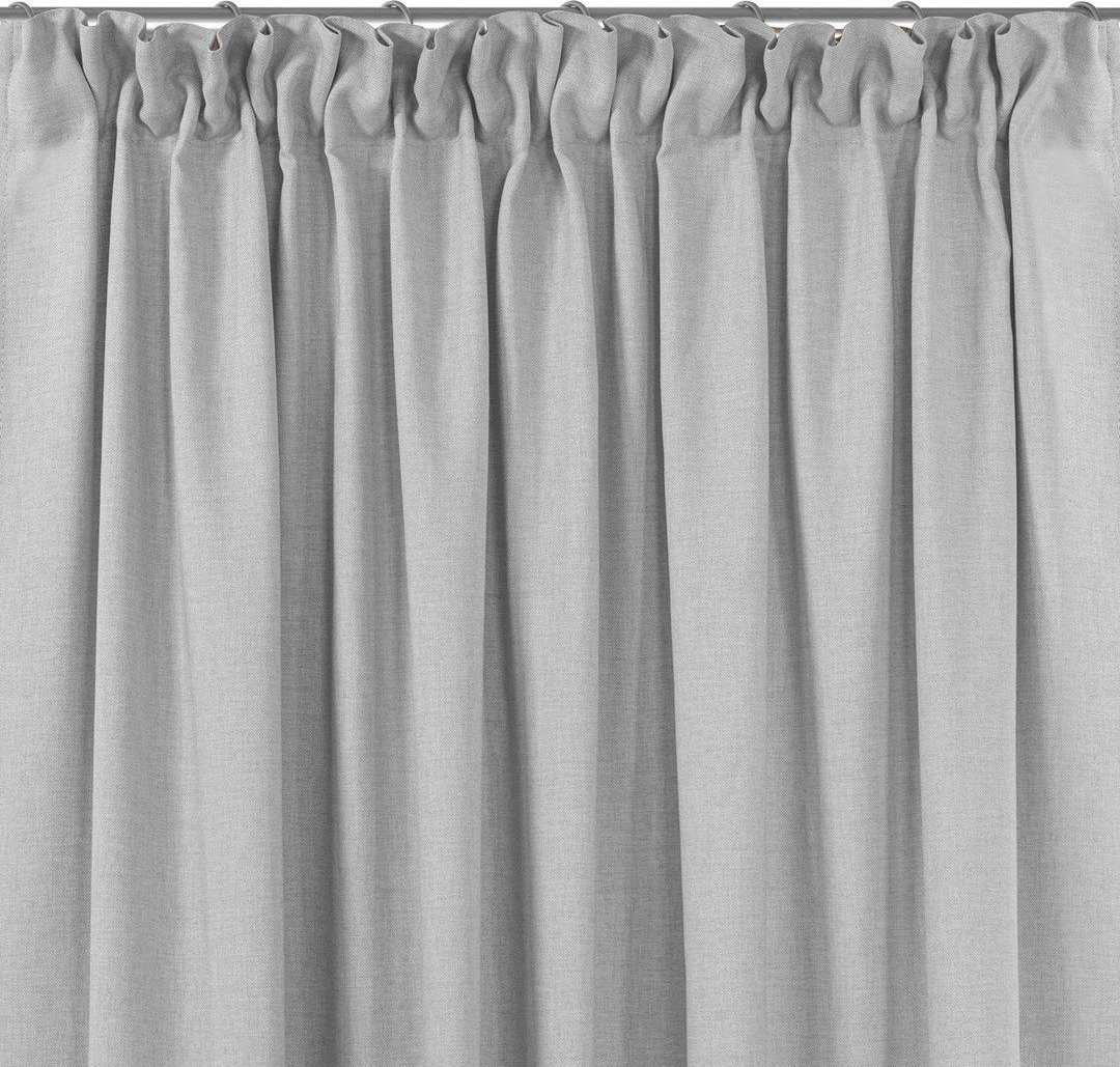 Homede Homede Zasłona CARMENA plecionka na taśmie smok 450x225 szara wzór 3