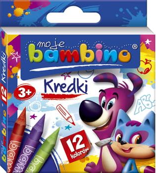 St. Majewski KREDKI BAMBINO 12 KOLORÓW MOJE BAMBINO 37766730