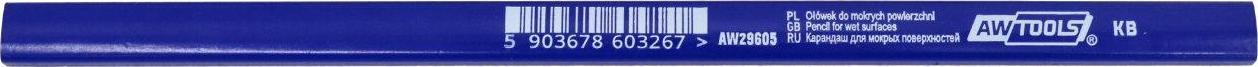 AWTools AWTOOLS OŁÓWEK STOLARSKI KB DO MOKRYCH POWIERZCHNI 15szt. NIEBIESKI
