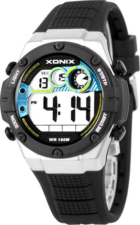Zegarek Xonix Xonix Uniwersalny zegarek LCD, wielofunkcyjny, stoper, data, podświetlenie, WR 100M