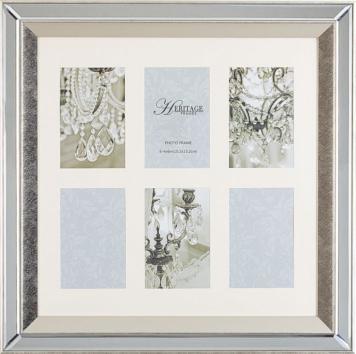 Ramka Beliani Multiramka na 6 zdjęć lustrzana MAKENI