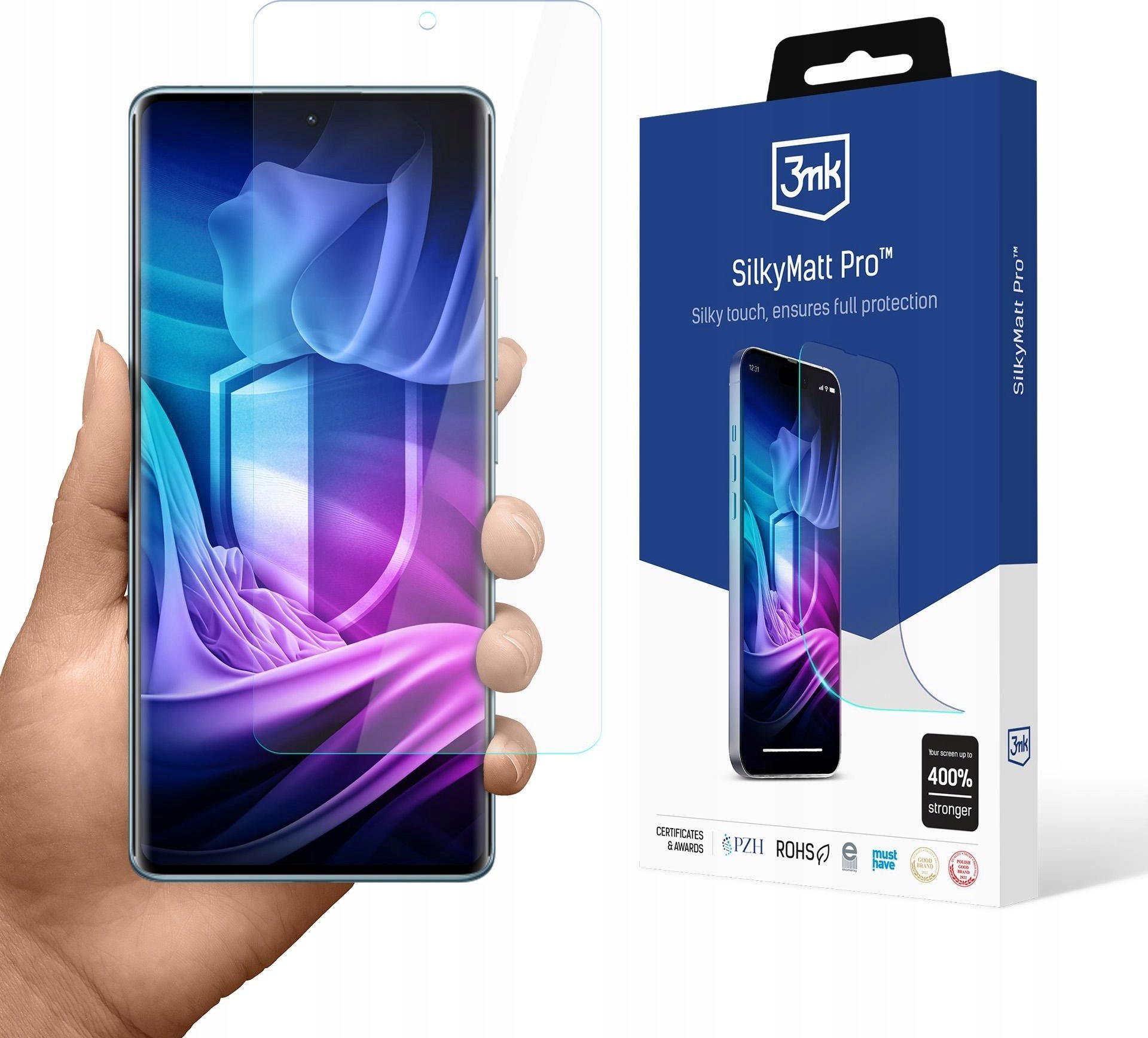 Matowa folia ochronna 3MK Silky Matt Pro do Redmi Note 14 Pro 4G