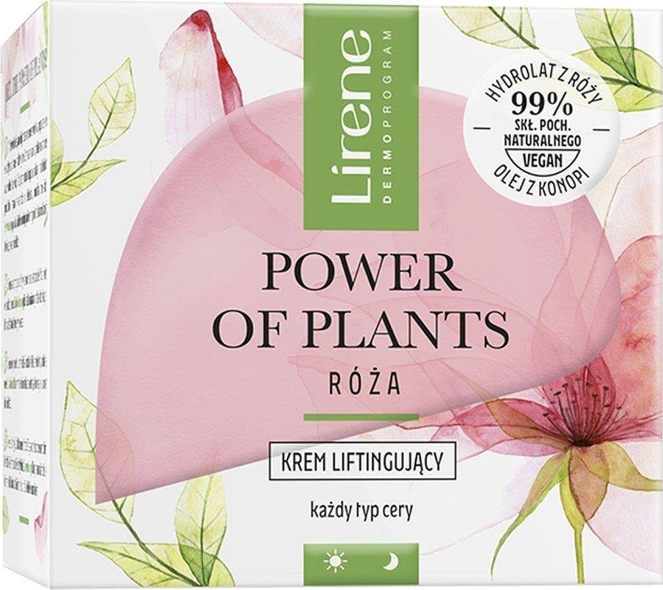 Lirene Power of Plants krem liftingujący Róża 50ml
