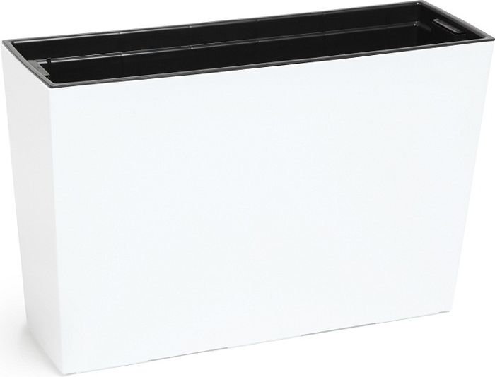 Lamela KWIETNIK z wkładem WERBENA POŁYSK BIAŁY 19x56 H:36