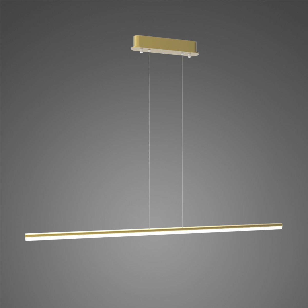 Lampa wisząca ALTAVOLA DESIGN Nowoczesna lampa wisząca LED do sypialni Altavola LA089/P_120_4k_gold