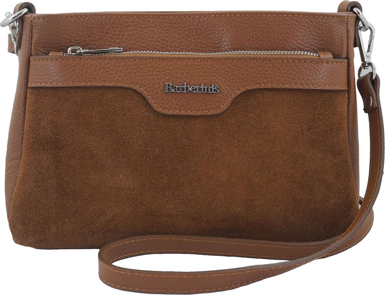 Barberinis Wizytowa torebka damska skórzana - Brązowa jasna