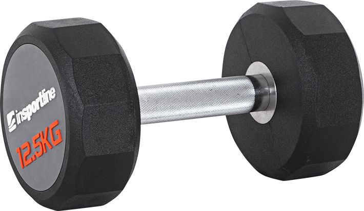 inSPORTline hantel Profi CPU gumowany 1 x 12.5 kg