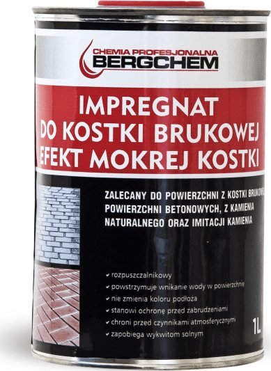 Bergchem IMPREGNAT DO KOSTKI I BETONU - EFEKT MOKREJ KOSTKI 1L