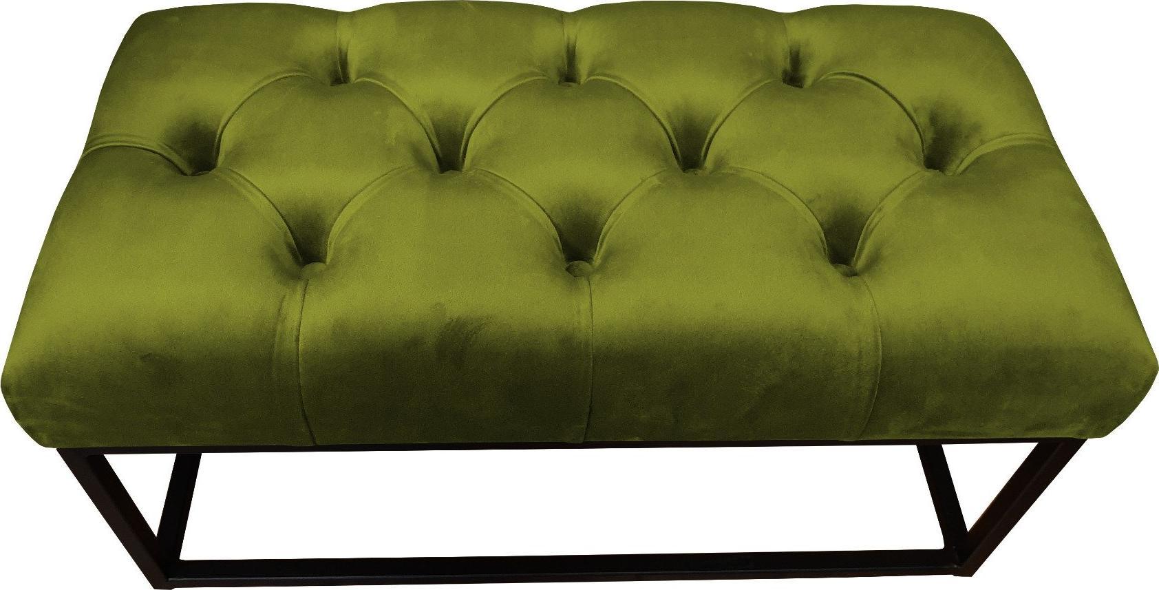 Atos Ławka CHARLIE BL VELVET oliwkowa