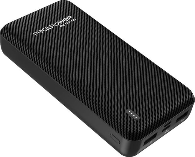 Powerbank Triton RealPower PB-20000 SE Litowo-polimerowy (LiPo) 20000 mAh Czarny