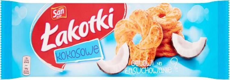 LU Ciastka SAN ŁAKOTKI KOKOSOWE 168g