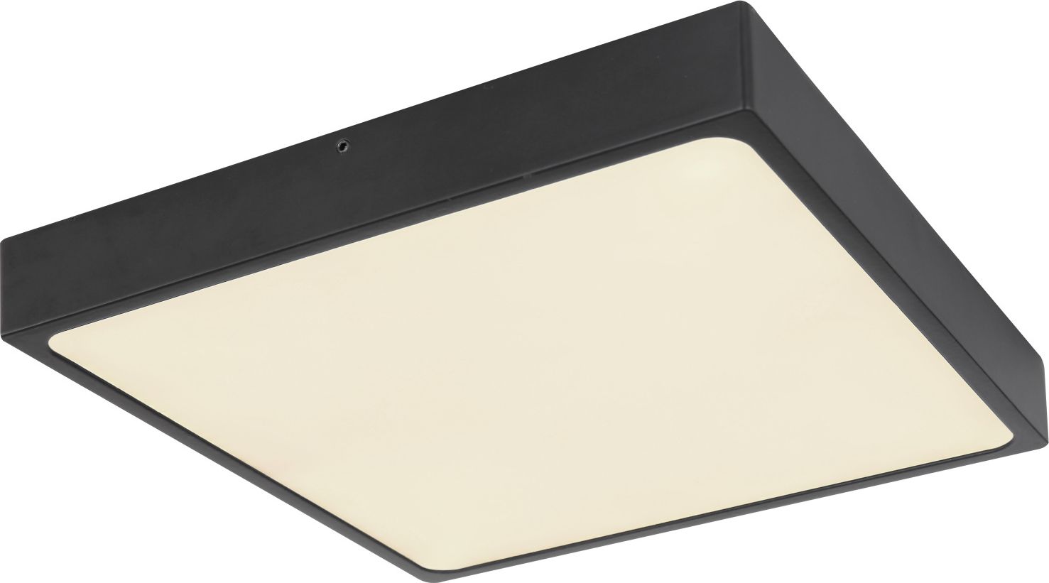 Lampa sufitowa Globo Nowoczesny plafon czarny Globo ECHO ledowy 12369-30