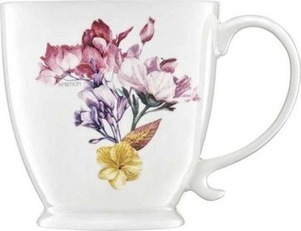 Ambition Porcelanowy Kubek ze Stopką Garden Kwiaty Ambition 480 ml uniwersalny
