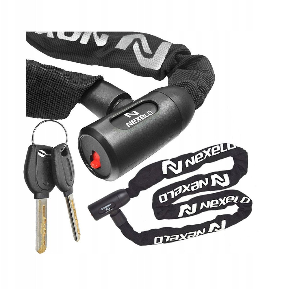 Zamknięcie rowerowe na klucz zapięcie do roweru łańcuch blokada L2337789