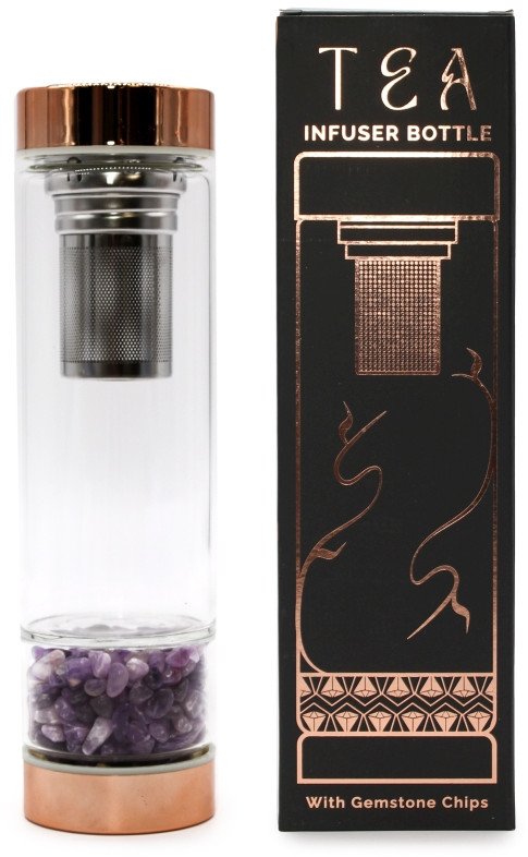 Butelka z zaparzaczem do herbaty - Ametyst