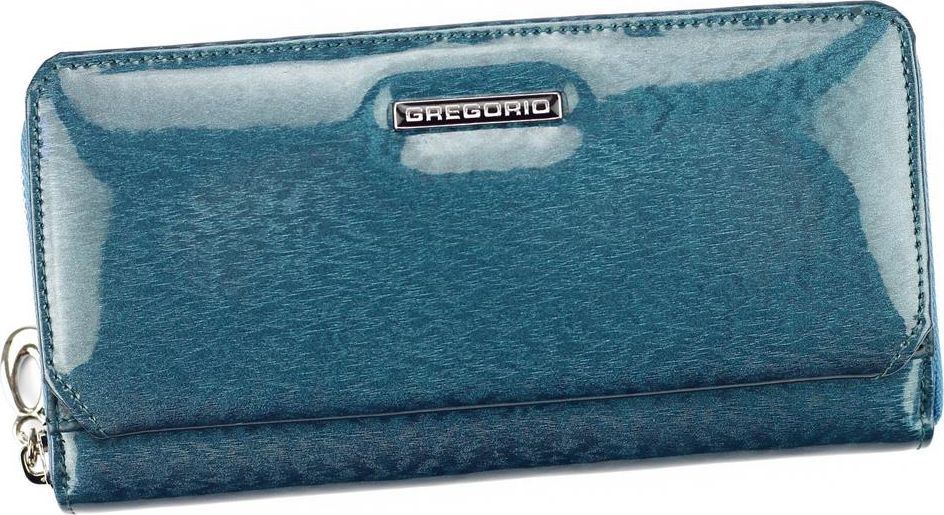 Pellucci Portfel damski skórzany PELLUCCI PT-111 Niebieski