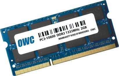 Pamięć do laptopa OWC 2.0GB PC3-10600 DDR3 1333MHz SO-DIMM 204 Pin CL9 SO-DIMM Memory Upgrade Module