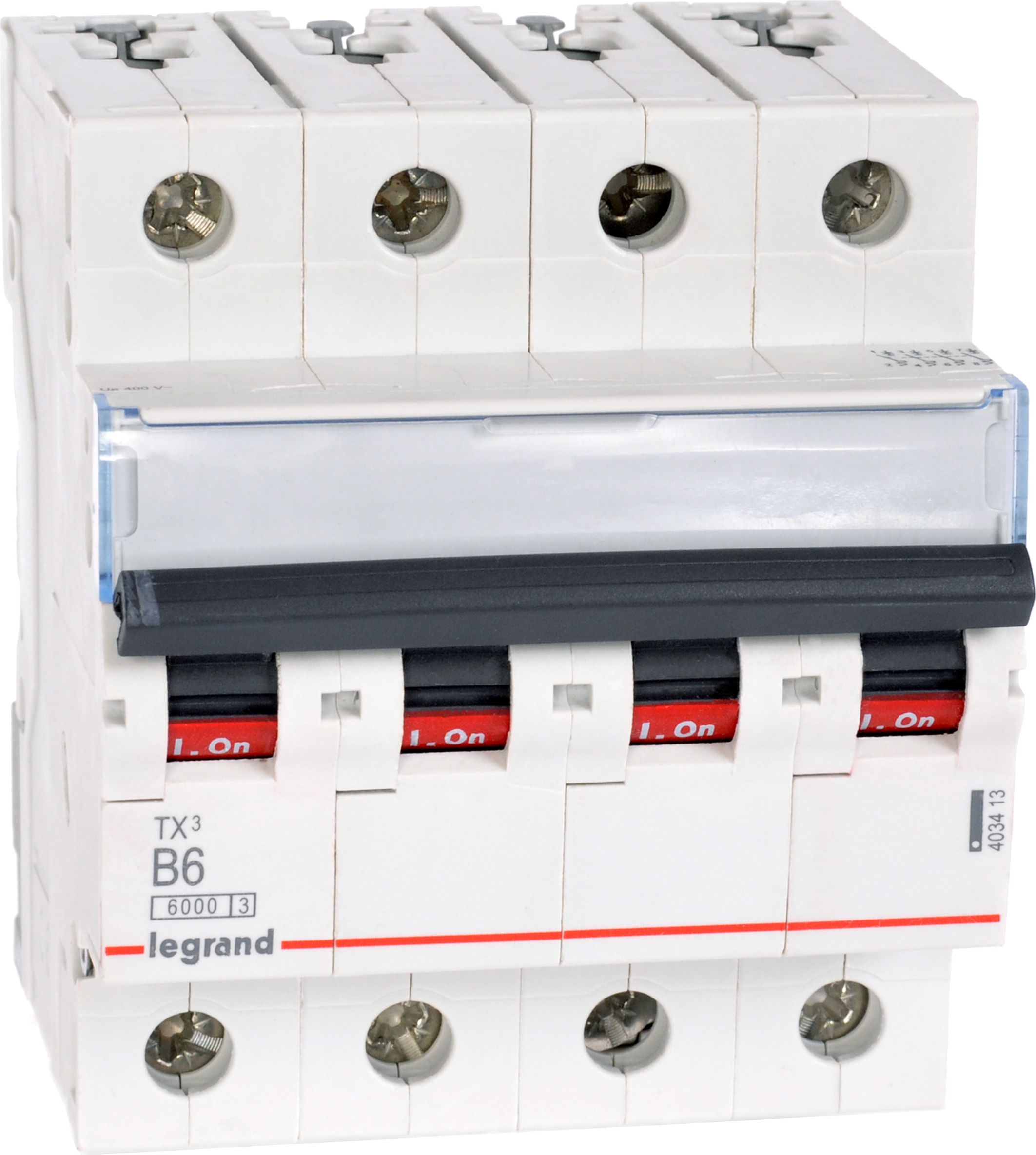 Legrand Wyłącznik nadprądowy 4P B 6A 6kA AC S304 TX3 (403413)