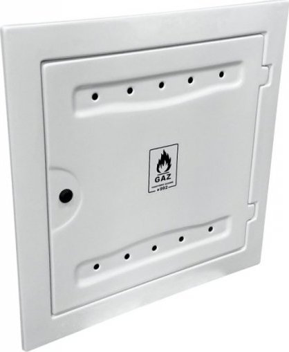 UN OSÅONA LICZNIKA GAZU Z TWORZYWA 120*600*600MM BIAÅA