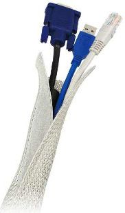 Organizer LogiLink Otulina na przewody Szary 1 sztuka (KAB0007)